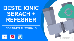 Ionic Searchbar mit Ionic Refresh Seite - Schritt für Schritt Tutorial