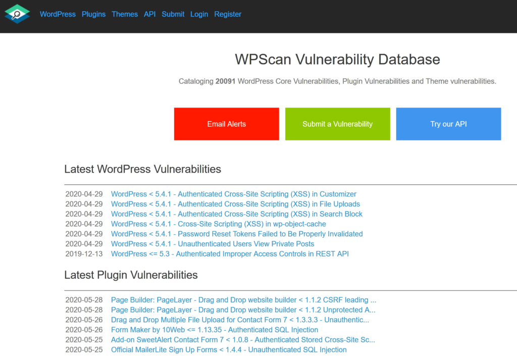 03 WordPress Vulnerabilities ansehen - Hacking Series für mehr WordPress Security Steffen Lippke