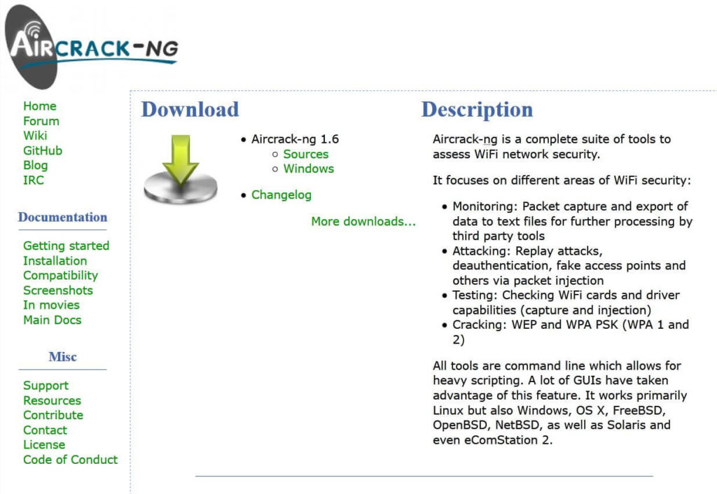 Aircrack-NG - Hacking Tools Download TOP 25 für Ethical Hacking Steffen Lippke