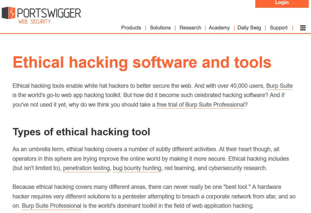 Burp- Hacking Tools Download TOP 25 für Ethical Hacking Steffen Lippke.