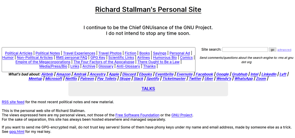 07 Richard Stallmans Webseite - Was ist Open Source Software Steffen Lippke Coding Lab
