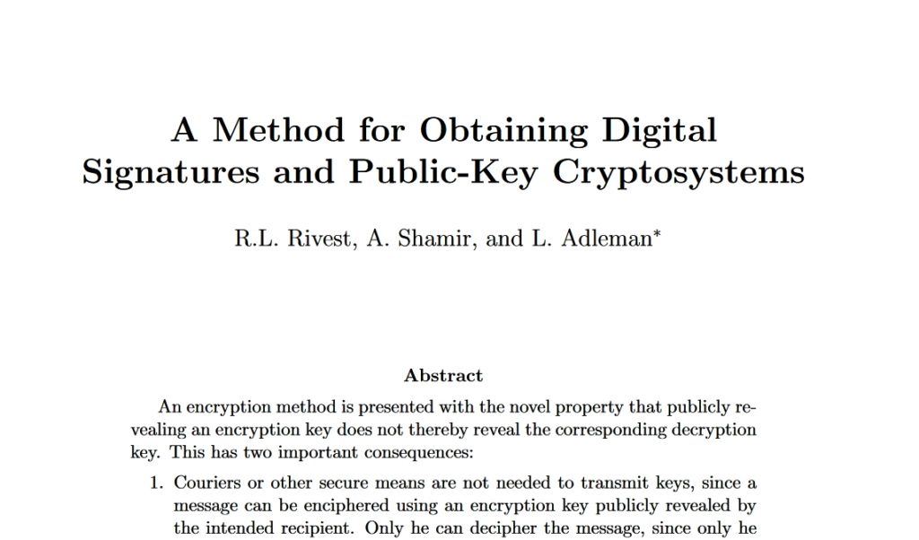 01 Das RSA Paper - Post Quanten Kryptographie Hacking Series Steffen Lippke
