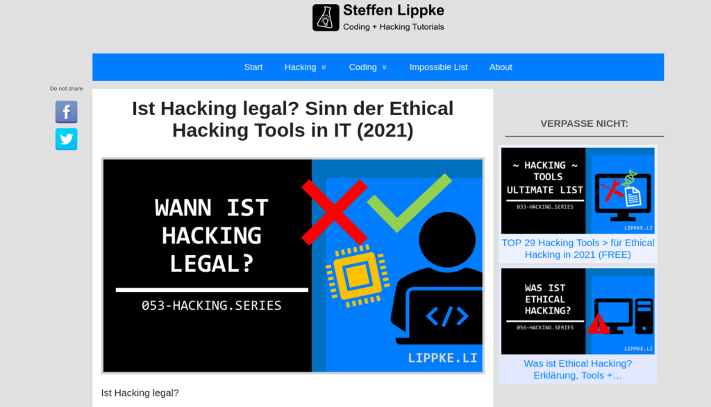 Hacking legal - Hacking Apps Android kostenlos Steffen Lippke Hacking Series