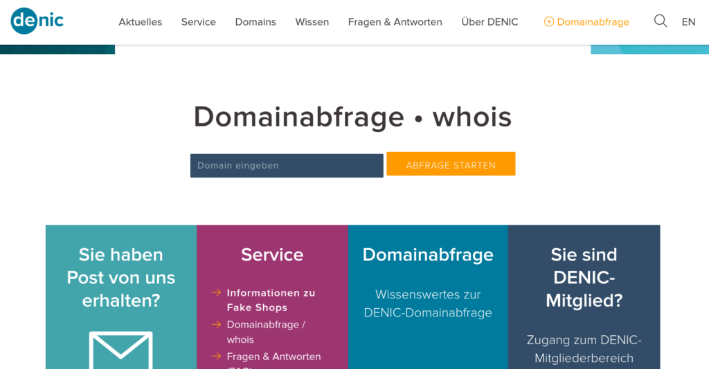 Denic deutsche Domains - Domäne Internet Netzwerk Steffen Lippke