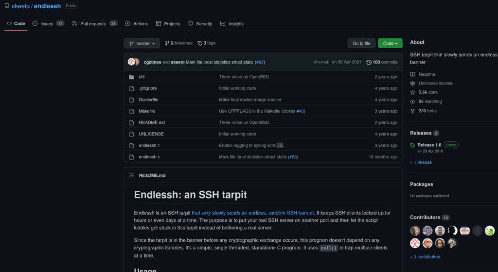 Endless SSH - macht Kiddies verrückt - Honeypot Server Steffen Lippke Hacking Series