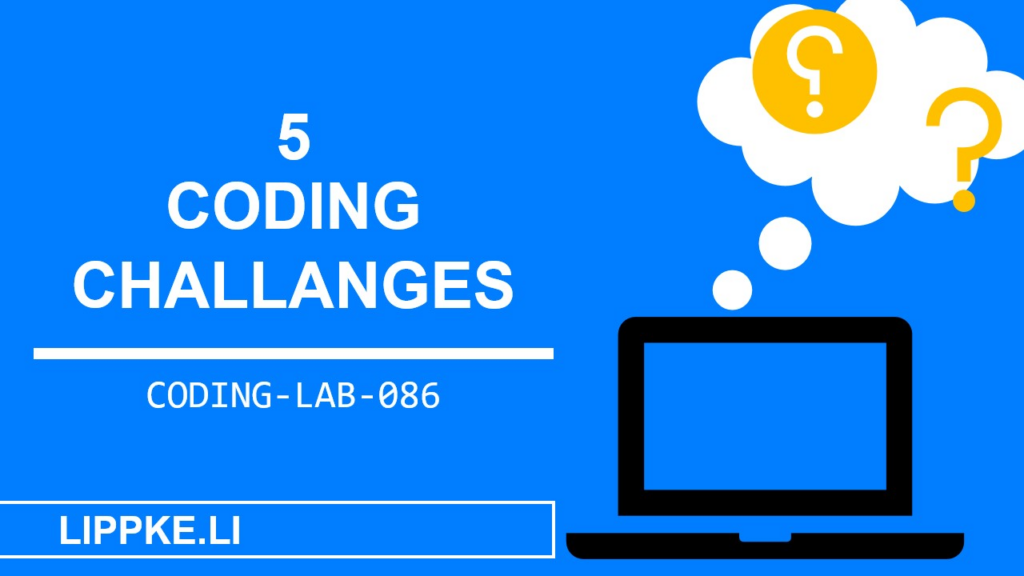 5 Coding Challenges